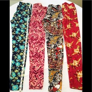 ✨🌟Bundle of 4!! LuLaRoe Leggings!!! OS🌟✨